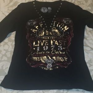 Medium Affliction Caged Top